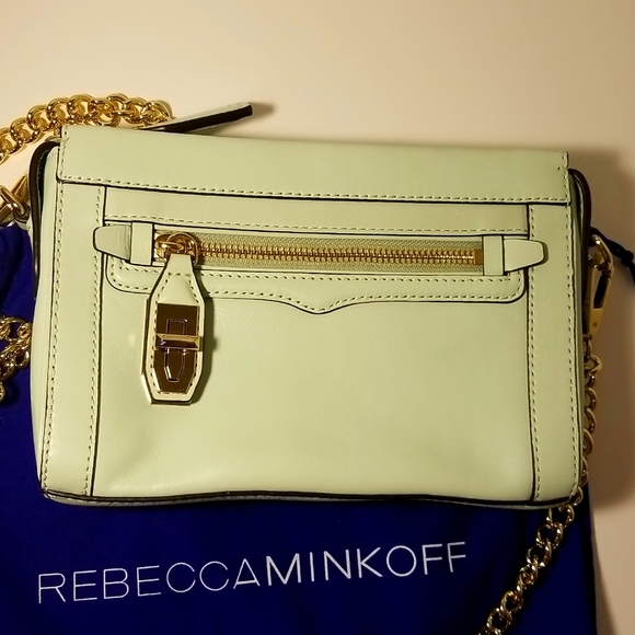 Rebecca Minkoff Mini Crosby (Mint Green) - Picture 2 of 7